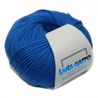 Пряжа  Lana  Gatto  Super  Soft 13993 (св.синий)