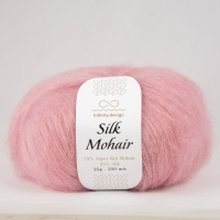 Пряжа Infinity Design Silk Mohair 4042 old pink