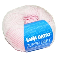 Пряжа  Lana  Gatto  Super  Soft 5284 бледный светло-розовый)