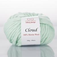 Пряжа  Infinity Cloud 8361 (зеленая мята)