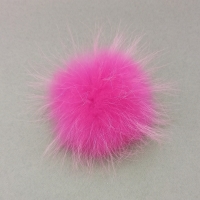 Помпон из песца фуксия 14-16 см 17724