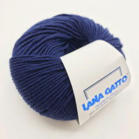 Пряжа Lana  Gatto  Super  Soft 13856 (т.синий )