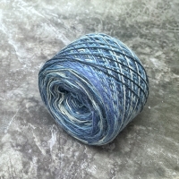 Пряжа на бобинах Calzetteria синий меланж 58559