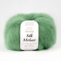 Пряжа Infinity Design Silk Mohair 8244 Green Grass
