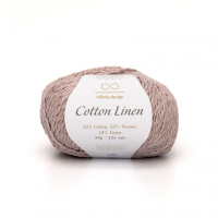 Пряжа Infinity Design Cotton Linen 3511 pudder rosa