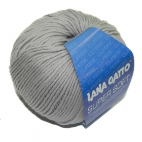 Пряжа   Lana  Gatto  Maxi Soft 12504 (жемчужно-серый)