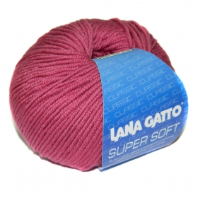 Пряжа Lana  Gatto  Super  Soft 13333 (амарантовый)
