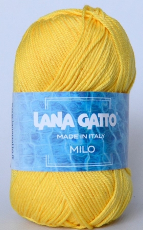 Пряжа Lana Gatto Milo 08700 желтый
