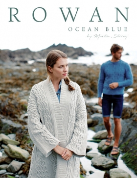 Брошюра Rowan "Ocean Blue" /Синий океан/, дизайнер Martin Storey, на английском языке, с переводом н