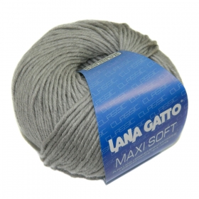 Пряжа Lana  Gatto  Maxi Soft  20439 (светло-серый)