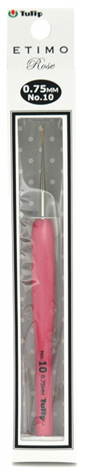 Крючок для вязания с ручкой "Etimo Rose" 0,75 мм