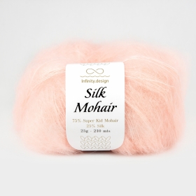 Пряжа Infinity  Design Silk  Mohair 4312 light pink