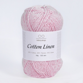 Пряжа Infiniti Cotton Linen 4302 light pink