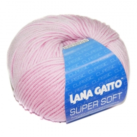 Пряжа  Lana  Gatto  Super  Soft 5285 (светло-розовый)
