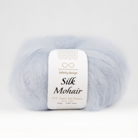Пряжа Infinity Design Silk Mohair 5930 dust blue