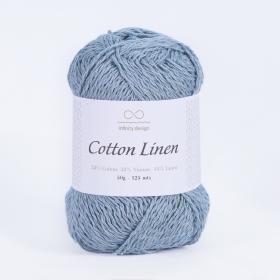 Пряжа Infinity Design Cotton Linen 6531 ice blue