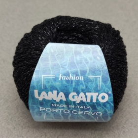 Пряжа Lana Gatto Porto Cervo 09231 черный