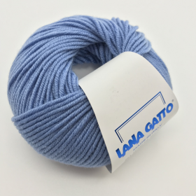 Пряжа Lana  Gatto  Super  Soft  13158  (синяя пастель)