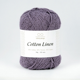 Пряжа Infinity Design Cotton Linen 5052 dusty purple