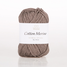 Пряжа Infinity Cotton Merino 2652 (серо-коричневый)
