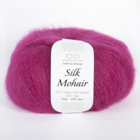 Пряжа Infinity Design Silk Mohair 4545 Cyclamen