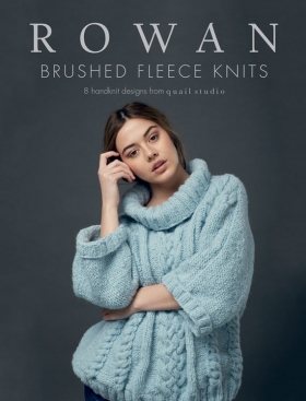 Брошюра Rowan "Brushed Fleece Knits" /Брашт Флис Книтс/, дизайнер Quail Studio, на английском языке,