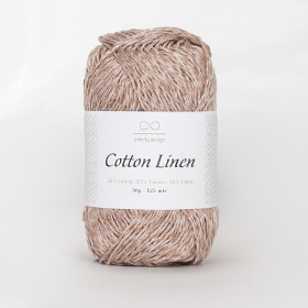 Пряжа Infiniti Cotton Linen 3042 CAFE AU LAIT