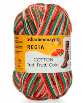 Пряжа  Cotton Tutti Frutti Color  Schachenmayr Regia 02421
