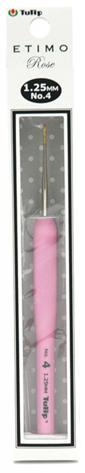 Крючок для вязания с ручкой "Etimo Rose" 1,25 мм
